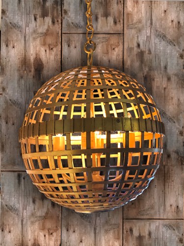 Guilt Ball Chandelier | Custom Lighting